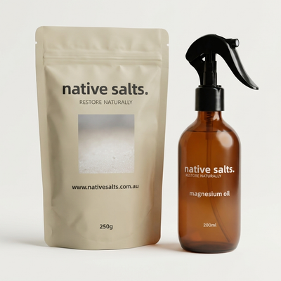 Magnesium Oil Spray + Premium Epsom Salts